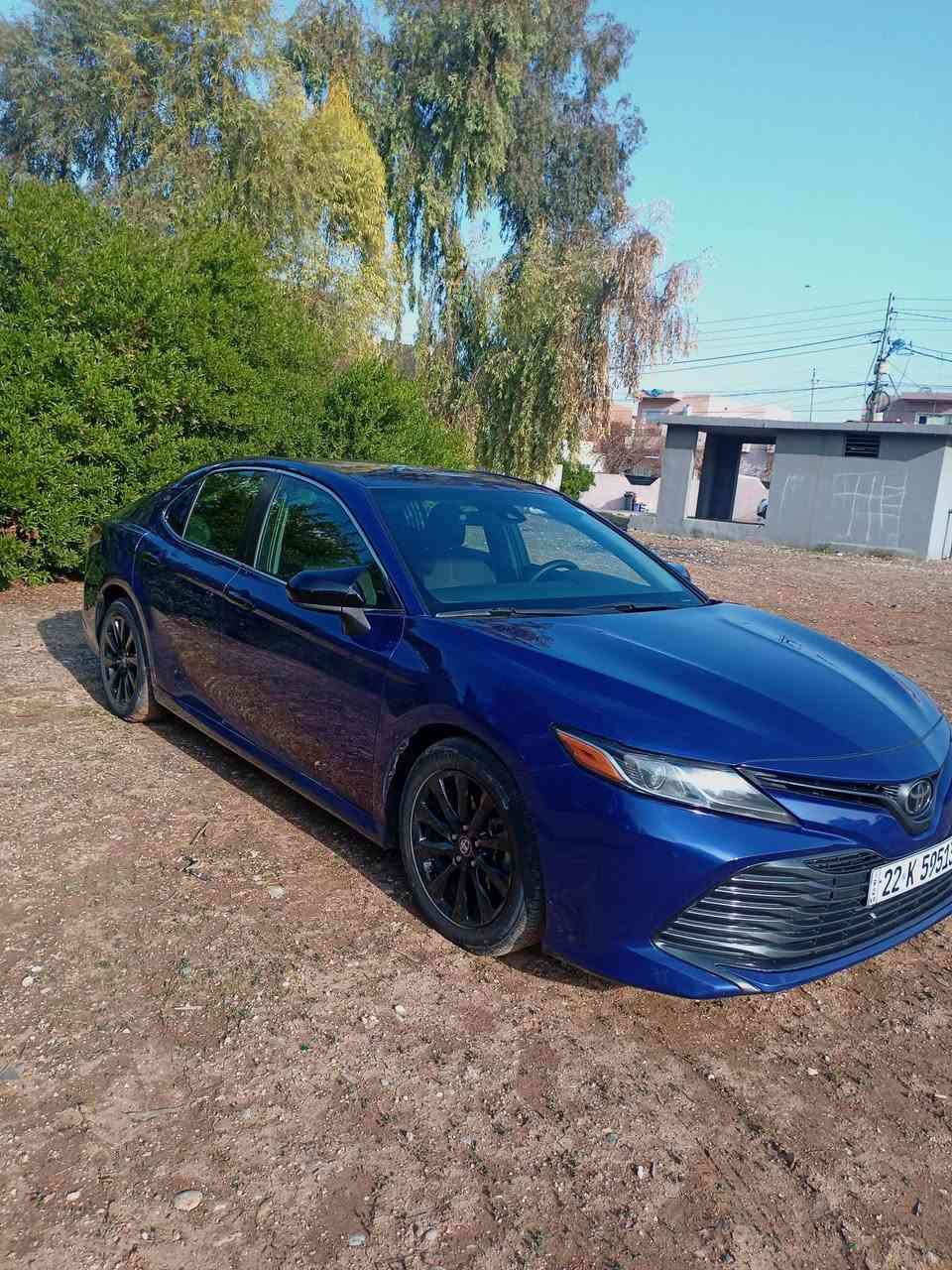 كامري 2018 رقم اربيل لون ازرق بيها جاملغ ونص باب الامامي صبغ صفحة السكن بدون دواخل وبدون ايرباك محرك كير تبريد بشرط فحص وهزه ورقم جديد وسيارة باسمي تاخذ تحويل مباشر مكان السيارة اربيل  .  السعر 160 وبيها مجال   التواصل عن طريق ماسنجر واتساب أو الرقم   ***********
