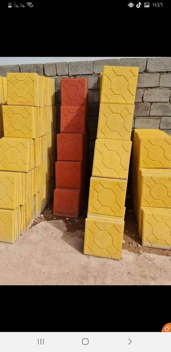سلام عليكم يوجد اشتايكر ملون سعر المتر المربع رخيص جدا يوجد سوق يوجد سداسي سعر المتر رخيص جدا وجوه سوق راسل الصفحه ثم يرد عليك بل متر او يوجد #بلوك #شتايكر سطح ٨٠×٨٠ للبيع ***********      يتوفر وتساب***********

