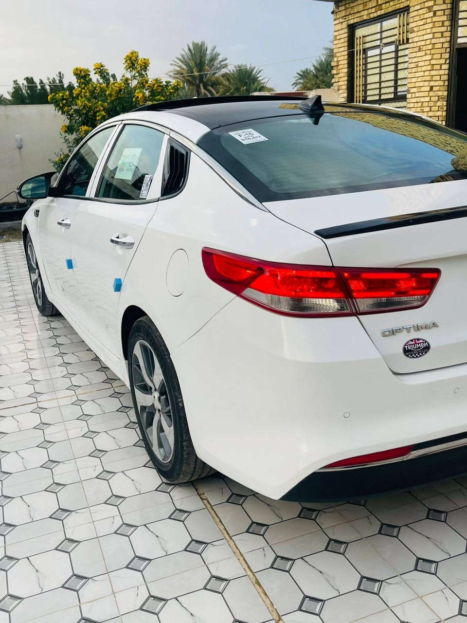 سلام عليكم اوبتيما 2016
 حادثه تبديل بنيد فقط 
ورش جاملغات ماميه تجميل   
فول مواصفات 1/1 فول الأخير 
بنراما 
بصمه تشغيل / بصمه أبواب 
اشاير ب مري / شاشه 
كأمره دواره / تحكم استيران 
رادارات / حساسات 
بلاجكتوات/ سياره فول المواصفات الي بالك بيه موجوده 
سياره جاهزه محرك كير حداديه تبريد جاهزه الأخير 
السعر 128 وبيه مجال 
المكان الناصريه 
الاستفسار 
***********
