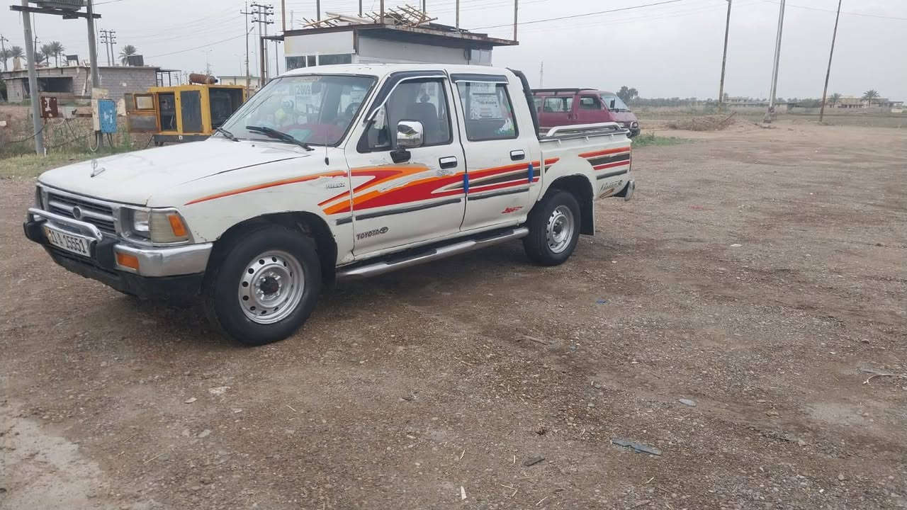 سلام عليكم بيكم تيوتا موديل 92 مكفولة كفاله عامه على وضع شركه
محرك كير اكسن شاصي كله شرط 
رقم بغداد إنكليزي مميز سنويه عضم عاج مشروع وطني للغاية 2030 تحويل مباشر 
كهربائيات كلها شقاله تخم تاير 
هاذا رقم هاتف وشراي يدلل. ***********
