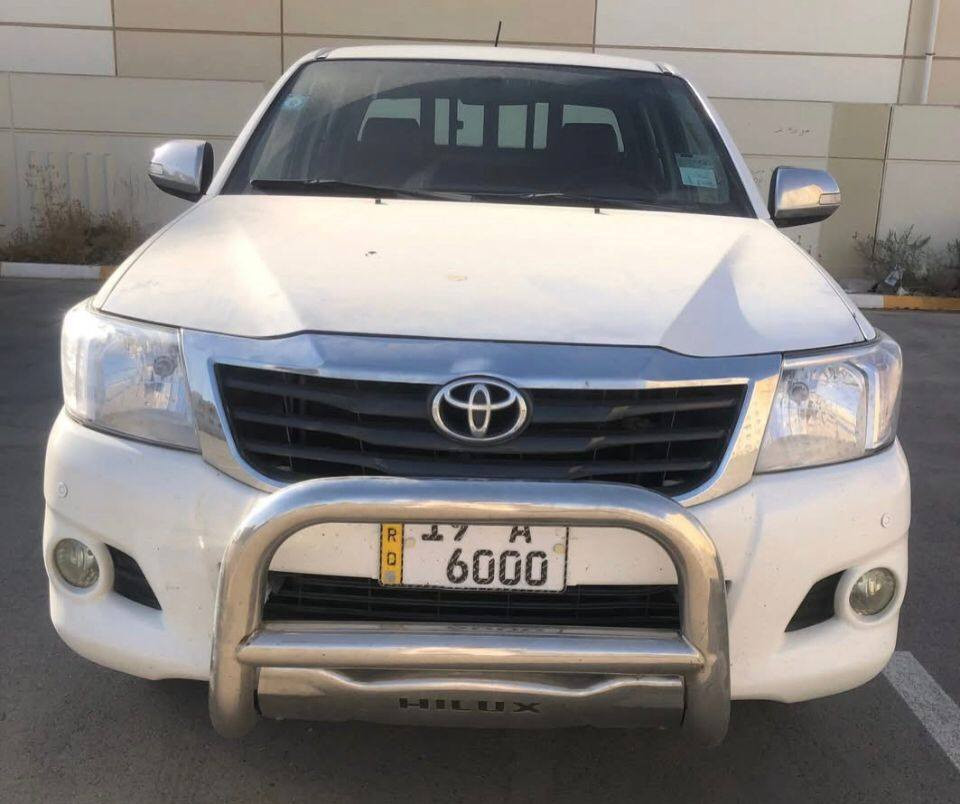 هايلوكس موديل  2013  سعودي  أوتماتيك
= (( رقم مميز  )) 6000  كربلاء  (( رقم مميز )) 

 = تخم أطارات جديد   سنوية جديده  2030

 = سيارة جاهزة    السعر(  220  $ ) وبية مجال  

 = مكاني  بغداد   بسماية    ***********
