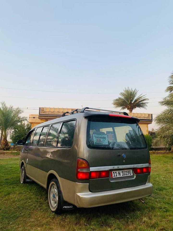 السلام عليكم ورحمة الله وبركاته للبيع بريجو موديل (2000) السياره خير من الله  صبغ حزام وشواصي معمره السياره كير اكسن ومحرك وكهربائيات كلها شغاله كبل للشارع السعر (85) وبيها مجال مكاني بغداد ابو غريب رقم الهاتف (***********) (***********)
