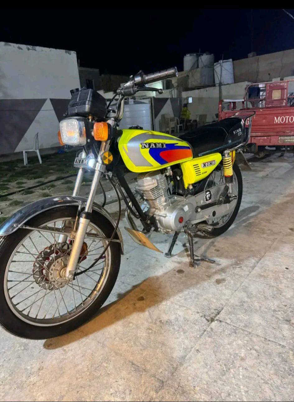 سلام عليكم نامه صولي مديل 2023مكينه برغي مامفتوح كهربايات كله شغاله بريك ورة وكدام جدد دبلات وره وكدام جدد تخم تاير جديد كله جدد برغي مامفتوح بيه لدراجه شغل وطلع وين ما تريد للسعر 1250وبيه مجال قليل مكان عله طريق نجف كربلاء رقمي ‏‪0781 838 3199‬‏
