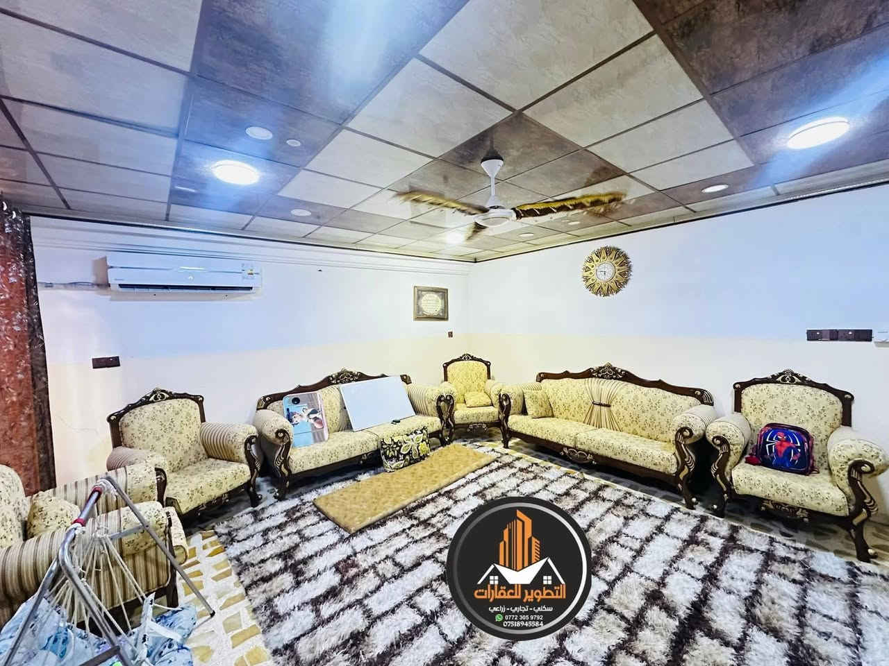 دار للبيع في حي الميثاق موقع مميز 🏘️
خلف حلويات الوتار فرع هادئ ومرتب 

مساحة 245 متر 

طابق واحد يحتوي على ثلاث 3️⃣ غرف نوم 🛌 
وهول واستقبال وبيتونه ومخزن 
سطح كاشي ◽️◼️
يصلح للاستثمار مؤجر بـ وارد 500 الف بالشهر 
واجها 10.30❌ عمق 23
مكاتبه مع الشرعي 🤝
تحويل مباشر 🔄
ملك صرف طابو الزهور 🫆
شارع 12 متر 

✨ فرصة مميزة للتملك الفوري
للاستفسار اكثر مراجعة مكتب التطوير للعقار سايدين الميثاق مقابل مطعم رائدر بدر وقرب جامع لا إله إلا الله 
اوالاتصال على الارقام التالية🔸🔹  

*********** واتس + فايبر
 *********** واتساب + فايبر
*********** واتس + فايبر
 *********** واتس + فايبر

1️⃣ يوجد بيوت  للبيع  سكني تجاري🏭
2️⃣ يوجد اراضي للبيع سكني زراعي🏡
3️⃣ يوجد تعقيب تحويل ملك عقار📋
4️⃣ يوجد  كادر مساحين اراضي📐
5️⃣يوجد كادر بناء بيوت 🧱
6️⃣ يوجد كادر تفليش بيوت 🏗
🔹 نستقبل كافه العروض التجاريه والسكنيه 
🔹وعروض الايجارات على مدار 24 ساعه
