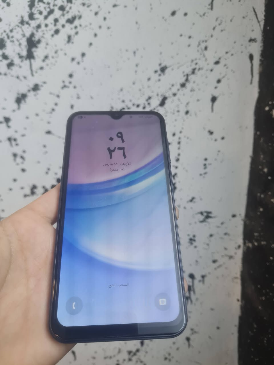 السلام عليكم سامسونك 15a
ذاكره 128 
جهاز نضيف فقط مبدلل شاشه 
#سعر70الف 
اتصل ***********
