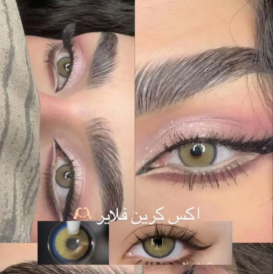 عدسات كوريه مكبره العين تخبل😍متوفر كل الوان بيها  الحجز اوًالاستفسار ***********
