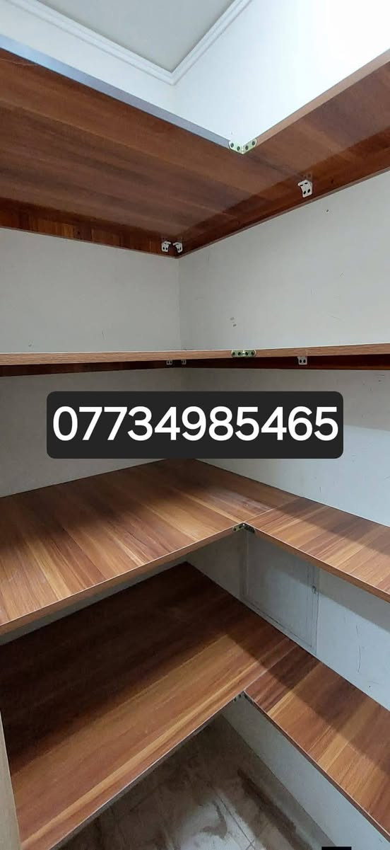 تم تنصيب رفوف المخزن شرقي وغربي ثابت حسب الطلب  لجميع مساحات الشقق للطلب والاستفسار  يرجى الاتصال على الرقم او المراسلة على الخاص *********** واتساب
