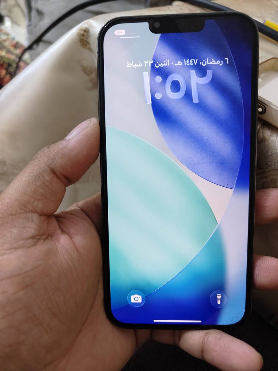 السلام عليكم
13 برو ماكس بطارية 88
شخط ماي 
***********
سعر 700 قفل
