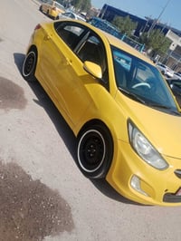 اكسنت موديل 13 تبريد شغال حداديه جاهزه تخم تاير سياره جاهزه بيه طخه بج...