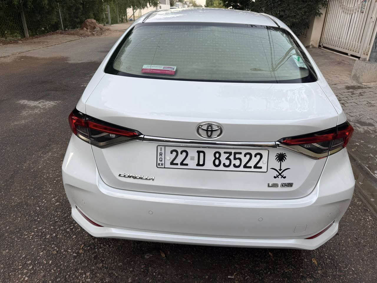 للبيع كورله خليجي اصل بانزين (مو صيني خليجي )
مديل 2023 كفاله عده البارد الموضح بصوره فقط بارد بدون فتح 
فول 1/1 ماشيه 60 مكينه 1800 
بسم شركه العملاق الاحمر وكال بسمي 
كير محرك حداديه تبريد كله كفاله 
السعر 180
النجف

‭٠٧٨٠ ٠٧٩ ٠٠٢٥‬
