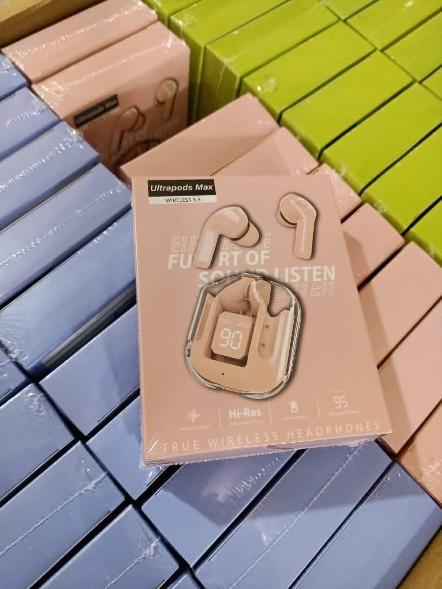تجديد العرض 🚩🚩

✨ايربود Ultrapods Max 

حطمنا الاسعار بس 3.000 دينار

مكتب ovi
- مقاومة للماء ip4

- شاشة ديجتال  رقمية LED

- دقة صوت عالي الجودة 

- مسافة الاتصال: 15 - 20 متر

- خاصية التحكم عن طريق اللمس 

- نوع الكيبل : Type C

- غلاف شفاف ذات تصميم انيق

- موفر كل الالوان

مكتب Ovi
📍موصل - البلديات


**إذا كنت صاحب هذا الإعلان وتريد حذفه لأي سبب، رجاءا أرسل رسالة إلى الدعم الفني**