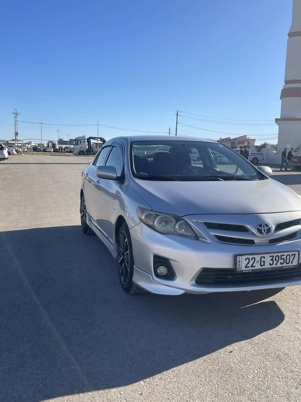 كرولا 2012 سپورتي
رقم سنويه جديد 2029
تحويل و غرامات شرط 
بدون صبغ بدون ضربه 
نص جاملغ تعديل 
كير و مكينه شرط مامفتوح 
تايرات جديد ويل 2023 
سعر 129 مجال 
***********
عنوان روفيا 
مامتواجد عل فيس 
شراي خابر تحياتي لل جميع
