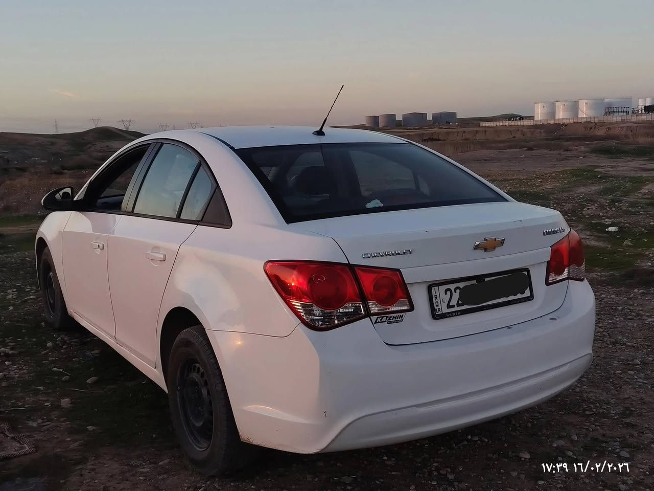 سلام عليكم.. فقط68ورقة
شوفرليت كروز موديل2013خليجي محرك18ماشية 141الف***********
سيارة جاه‍زة گير محرك شر ما مفتوح 
٤اطارات جديد سنويةورقم جديد باقي سنتين ونص.
ملاحظة؛ ربع بونيت صبوغ  شرط بلا دواخل بلا مفتوح و ربع باب صبوغ
