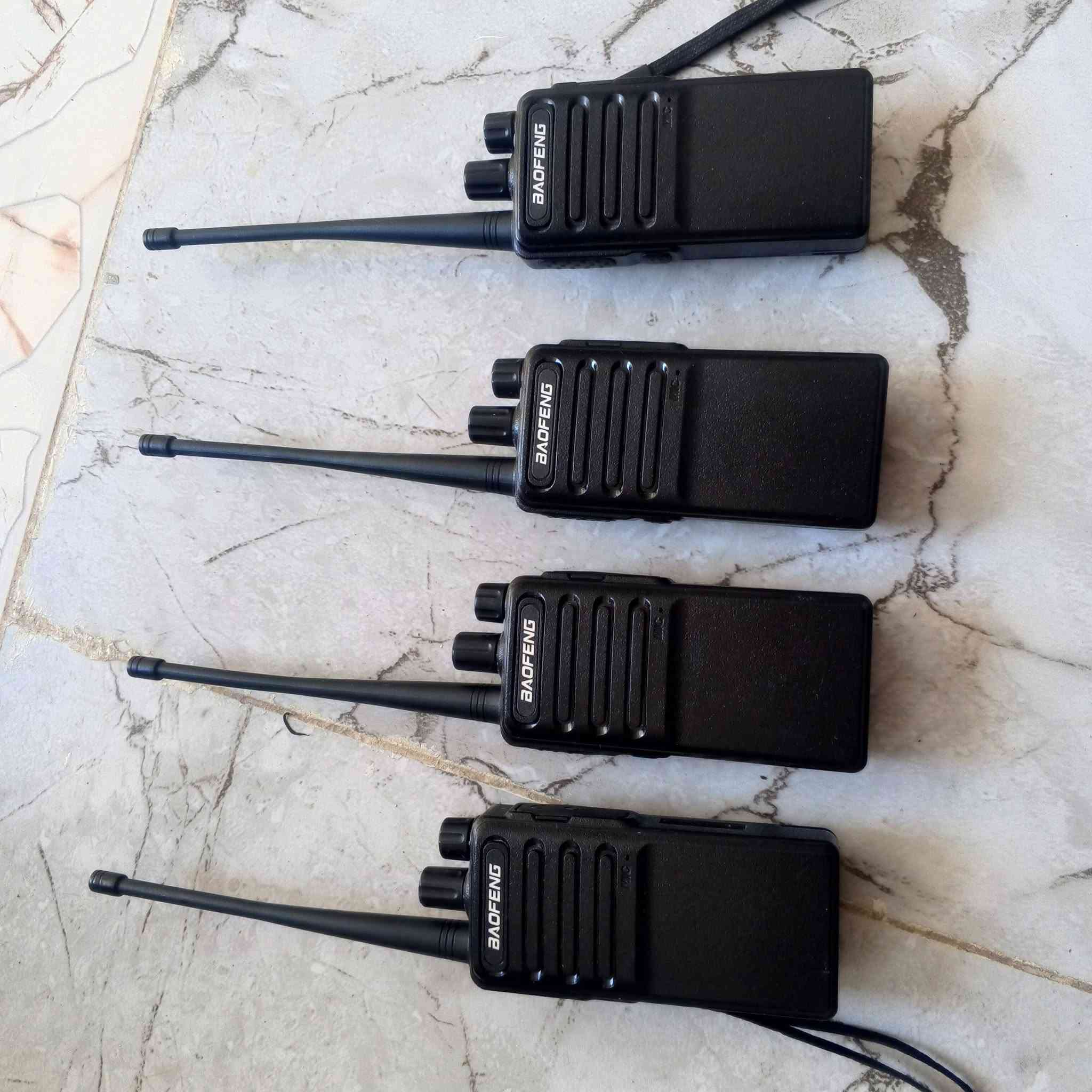 السلام عليكم
لاسلكي للبيع مشغل خمس كيلوات بعد 
اربع قطع وياهم شاحنه اربع سعر 150 بمجال 
مكان موصل  رقم : ***********
