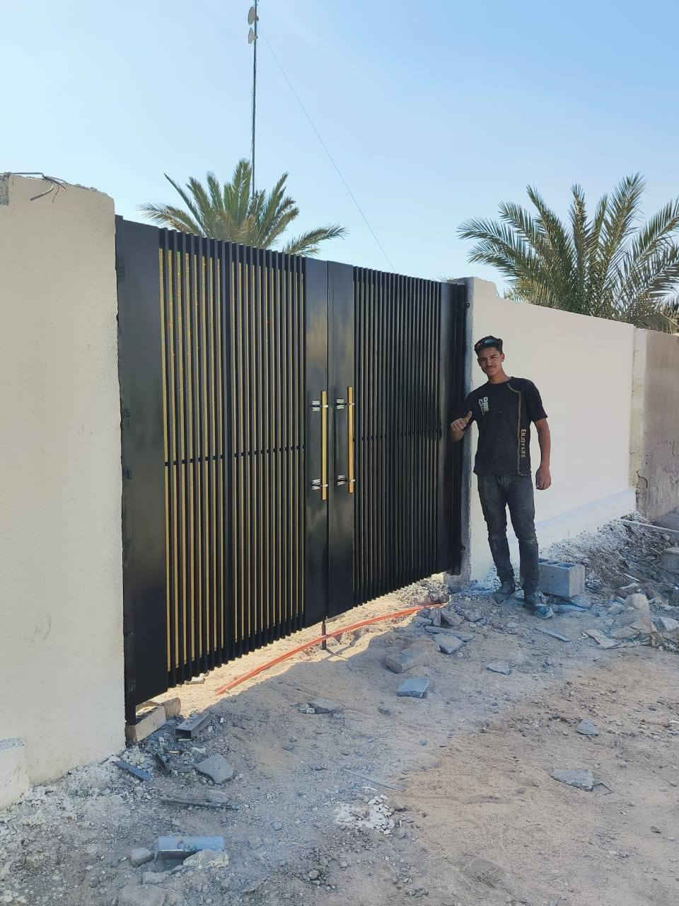 سلام عليكم تم بعون الله تسليم طلب الزبون 
حسب الاتفاق في الوقت محدد 
نعمل أنواع الحداده نعمل بحرافيه شغل درجه اولى 
أبواب 🚪 شبابيك 🏩سقائف ⛺️ محجرات 🎢 فريمات 💈وايضا نعمل تصليحات 
أسعارنا مناسبه 💸
تسليم العمل في الوقت محدد ⏰️
الاتصال ومراسله على الأرقام التاليه 📲***********📱***********
العنوان البصره
