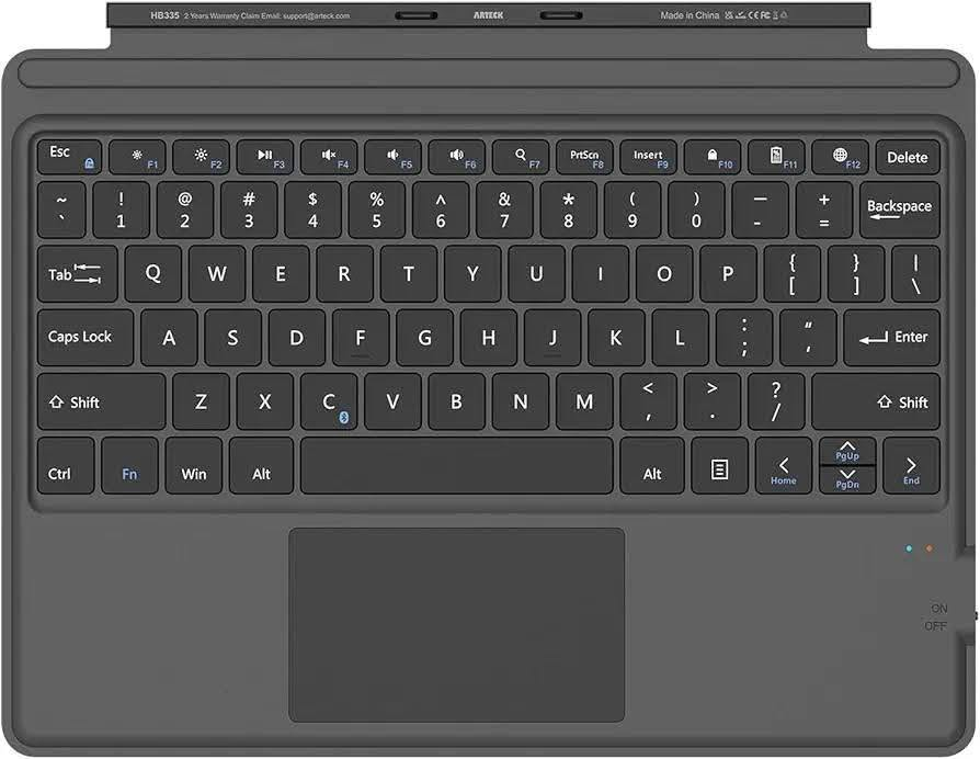 كيبورد بلوتوث  سيرفس برو من Arteck🫡🔥

متوافق مع سيرفس برو  +3/4/5/6/7/7 ✅

surface pro 3/4/5/6/7/7+ ✅

فائق النحافه وشكلل مطابق للأصلي ✅

تاچ باد مدمج مع الكيبورد ✅

منفذ شحن تايب سي ✅ 

شحن يدوم اكثر من 50 ساعه ✅ 

السعر 25 الف فقط 🫡 🔥 

توصيل جميع محافظات العراق 5 الاف 🚙 🚗 

للأستفسار والحجز التواصل واتساب 📞 

***********

عنوان المركز : بغداد الحريه الثانيه شارع الحريه الثانيه قرب مكتبه الكراون مقابل صيدليه العنفوان مركز شمس للموبايل
