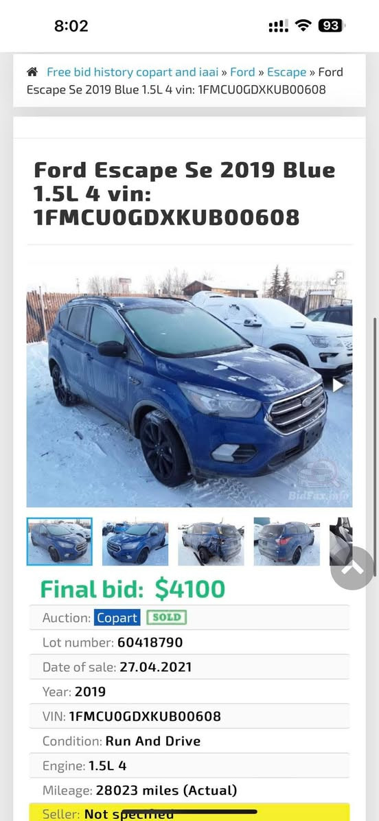 فورد سكيب موديل 2019 للبيع
رقم اربيل (جديد)

السيارة بأسمي

سنوية ل٢٠٢٧

مواصفات se

محرك 1.5 توربو 

السيارة نظيفة جداً

بچم كبس

سويج بصمة 

كاميرا خلفية 

شاشة كبيرة + شاشة اعطال

هند بريك كهربائي 

تحكم ستيرن جهتين وتحديد سرعة

نظام auto stop + traction

كرسي كهربائي

كود ارقام فتح الباب لمس في باب السايق

تبريد 3 قطع منفصل سايق و سكن ومقعد خلفي

كشنات جلد

شفتات بالستيرن نظام سبورت

ضربتها بك لايت جهة السايق 

رقم الشاصي موجود بالصور

إضافة الى رش بابين جهة السكن مع الجامرلغ في امريكا..

بدون ضرر بدون أي ضربة أو معجون..وشرط الفحص 

مكاني بغداد السعر125 وبي مجال


**إذا كنت صاحب هذا الإعلان وتريد حذفه لأي سبب، رجاءا أرسل رسالة إلى الدعم الفني**