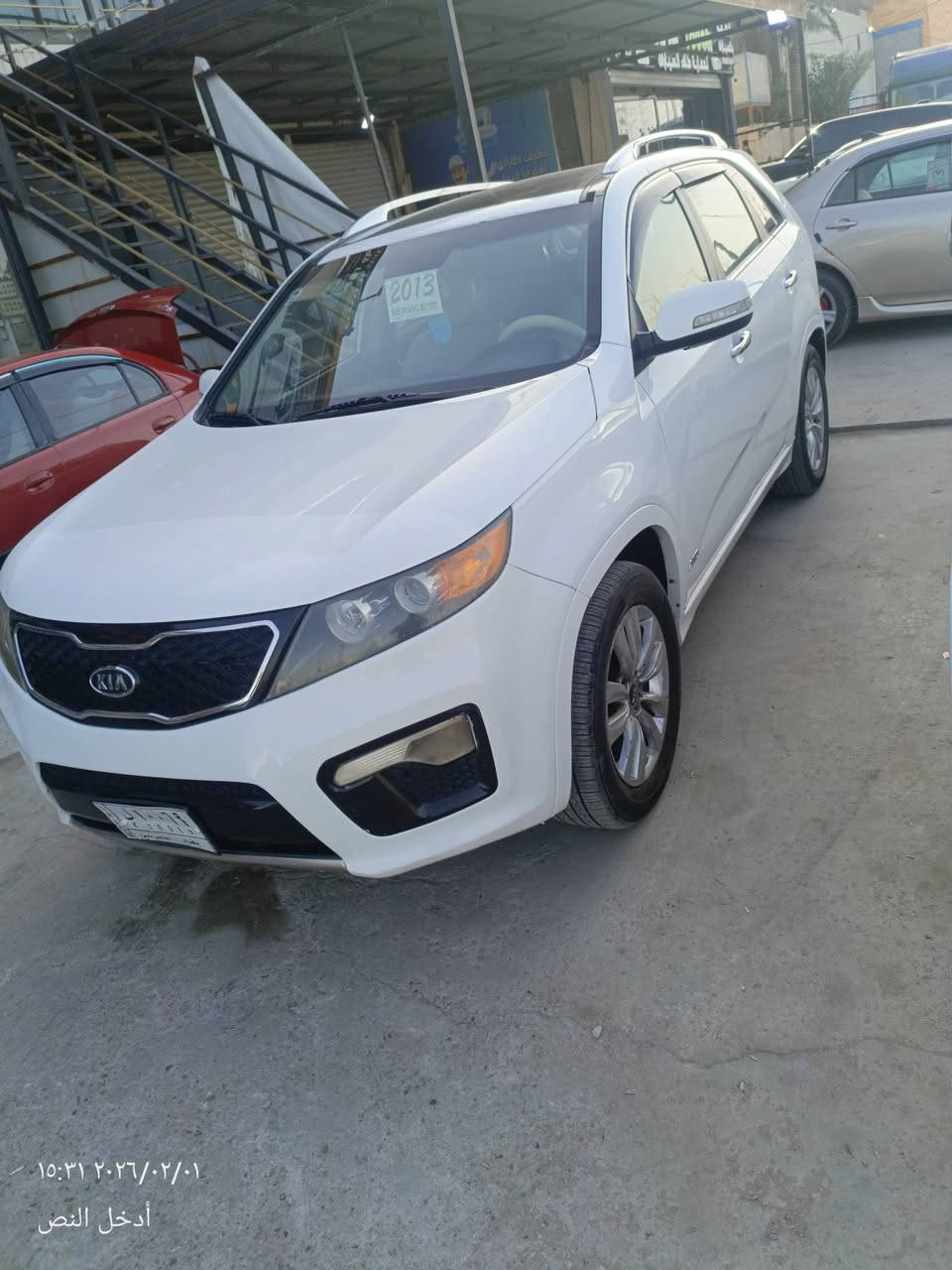 السلام عليكم
للبيع او مراوس  
سورنتو موديل13 ex  امريكي
سياره حلوه
مكفوله كفاله عامه 

꧁تفاصيل ꧂
محرك 6 سلندر 
بنوراما فتحة قماره
سستم سماعات شغال 
AWD فور ويل 
شاشه
بصمه + بصمه ابواب 
داخل جلد 
كشن كهرباء 
اشاير بالمري 
سبعه راكب
ثلاث قطع تبريد 
تحكم ستيرن 

كهربائيات شغاله
مكينه و كير شرط 
صدر امامي و خلفي جديد 
تخم تاير جديد 
تبريد شغال 

كلشي بيها شغال

رقم بغداد  تحويل مباشر 

مكاني فلوجه 

سعر ١٥٥ وبيها مجال حك الجيه
 (بيع او مراوس) 
بيع سريع متوازي ع بيع 

الاتصال على الرقم  
‏‪***********
***********
