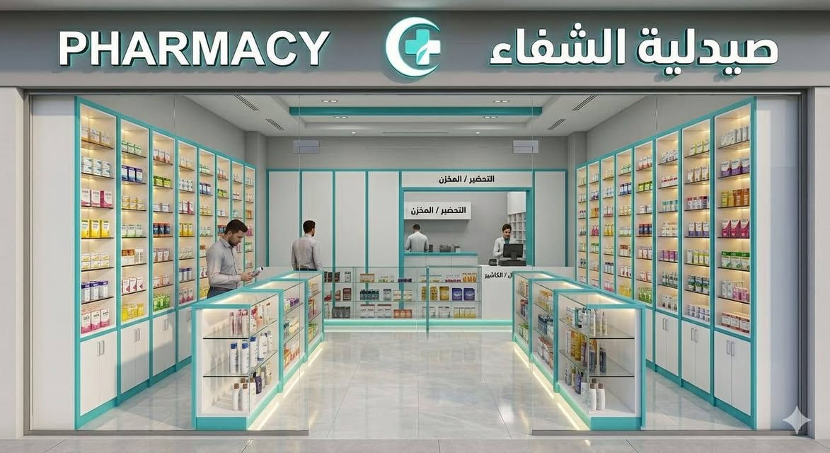 السلام عليكم الي يريد تصميم صيدلية او عمل اثاث صيدلية او محل موبايل او كوزمتك نحن متواجين نعمل لكم الافضل ***********
