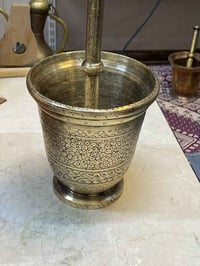 هاون نقوش قياس ١٦ سم يخبل تحفه ٠٧٧٠٢٨١٤٣٢٧