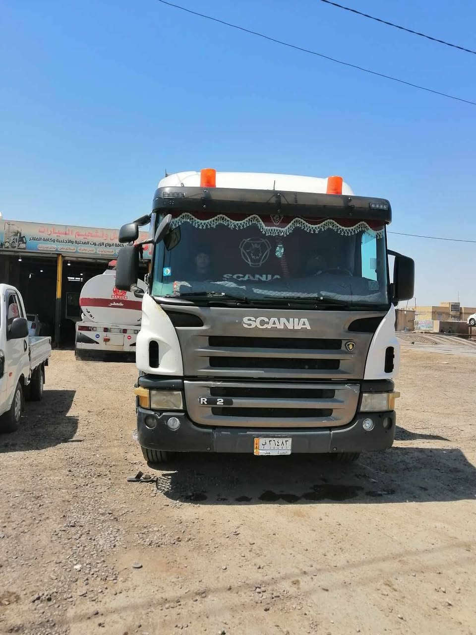 السلام عليكم سكانيا مويل ٢٠٠٥
رقم بصره بسمي مكينه انجكتر ٣٨٠٠ كير اوتماتيك وعادي شاصي ابو ١٠ جاهزه مابيه نواقص مكاني الناصريه 
***********
