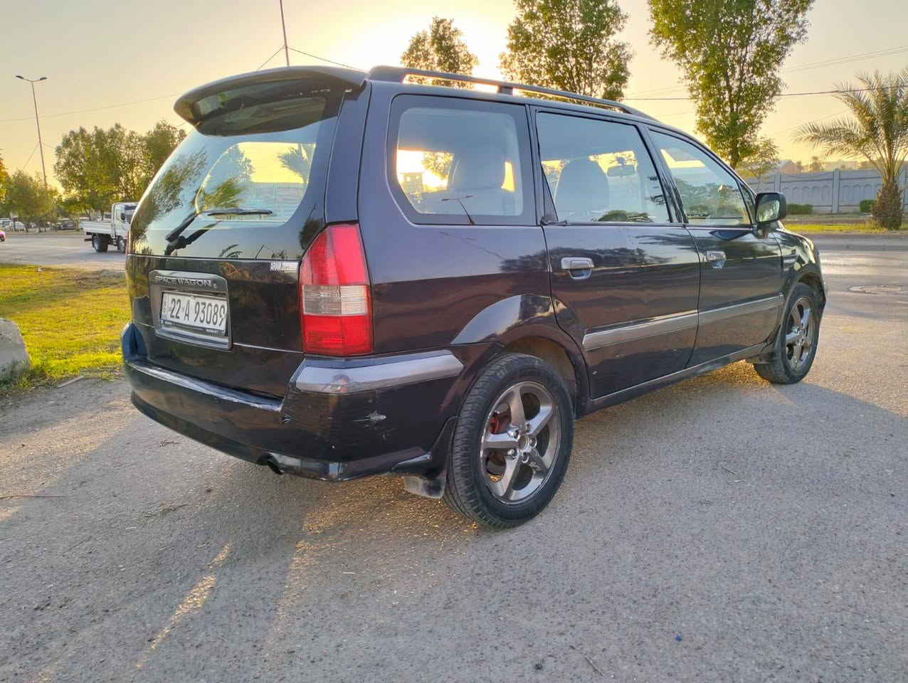 السلام عليكم عندي مسيوبوشي للبيع موديل 1999 رقم اربيل سنوية جديدة باسمي  بيهة قطعتين صبغ مكفولة من الضربة القوية مكينة وكير مكفولات محور ابو الچف تبريد شغال كهربائيات كلها شغالة العنوان بغداد الهاتف *********** مكلف بالنشر
