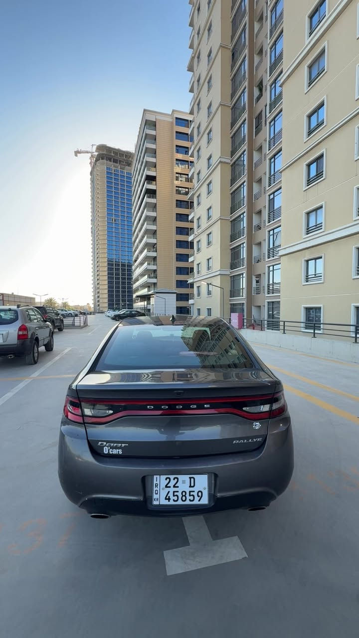 السلام عليكم
للبيع دوج دارت موديل 2015 
وارد امريكي حادث جاملغ خلفي 
وباب خلفي يعني قطعتين صبغ فقط 
وصور السونار مرفقه مع الصور 
مواصفات شاشه كبيره كامره كشنات تدفئه 
كير مكينه مكفوله 
رقم اربيل الجديد وسنويه جديده باسمي 
تحويل وكاله ماكو مشكله 
السهر ٨٧ وبيها مجال 
مكاني بغداد المنصور 
***********
