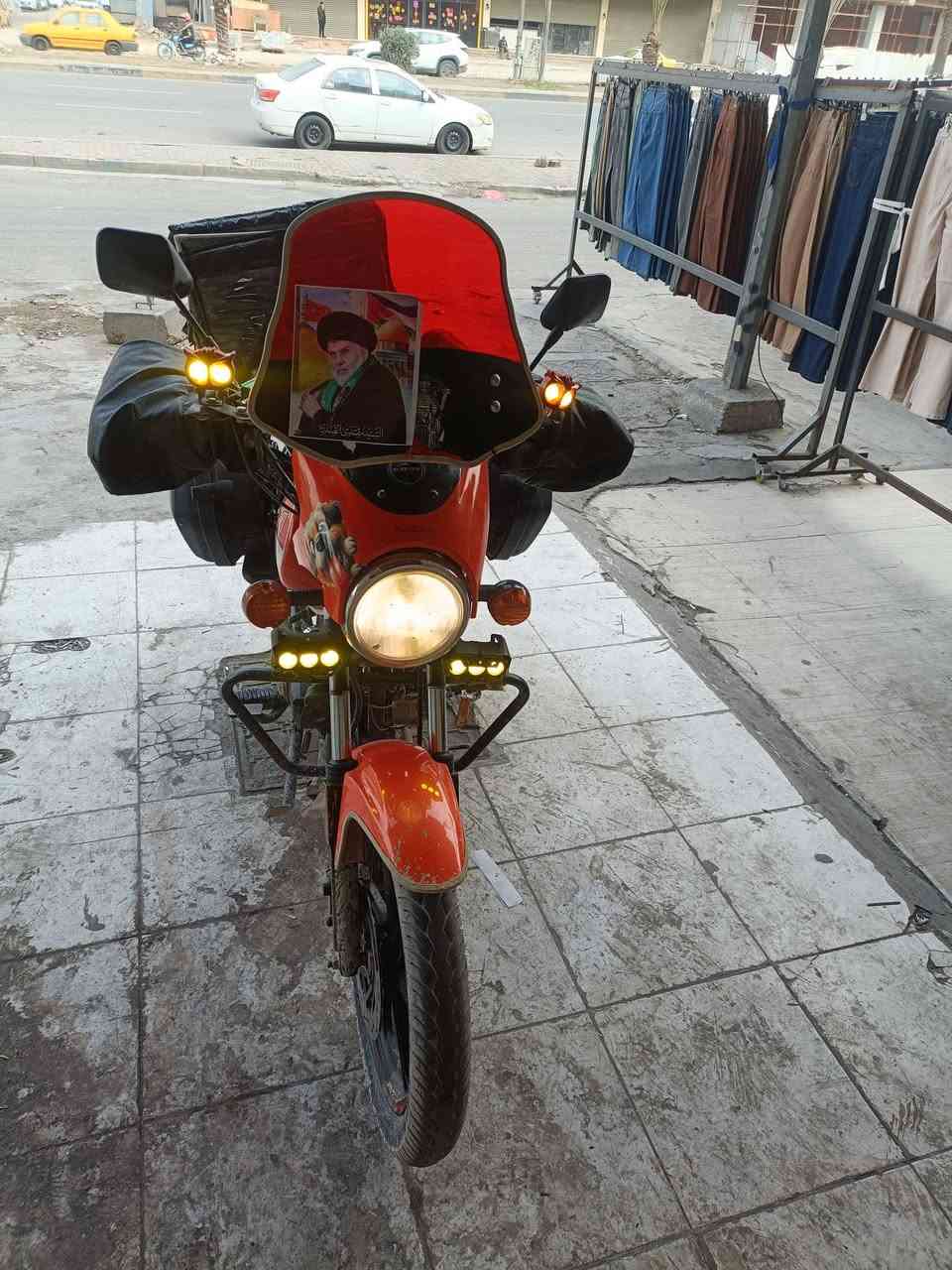 سلام عليكم دراجة دايوان مديل23 جنبزه فول تدعيلي من تأخذ رقم نكليزي بغداد تحويل ثاني يوم ( رقمي ***********) مكفوله كفاله عامه
