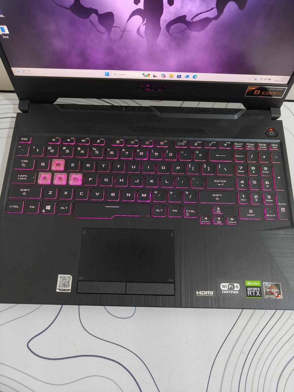 بەرهەمێکی زۆر بەهێز و ناوازەی بواری هەندەسی و گەیمینگ و دیزاین بەردەستە لامان بە نرخێکی زۆر گونجاو تایبەتمەندی زۆر بەهێز.
1,050,000
__
منتج خاص جدا و قوي للاعمال الهندسي والتصمیم والالعاب بخصائص عالي جدا.للطلب اتصل بارقامنا او قم بزیارة مکتبنا.
1,050,000
ASUS TUF F15

RYZEN 9 5900HX 8CORE UPTO 4.9Ghz (i9 13TH GEN)😮‍💨
NVIDIA RTX 3060 6GB GRAPHICS GDDR6
16GB RAM DDR4 3200MHz 2X8GB 😱
512 SSD NVME PCIe GEN 4 X 4 AND 2ND SLOT😉
240Hz FHD SCREEN WITH ADVANCED OPTIMUS
15.6 INCH IPS DISPLAY ANTI-GLARE NVIDIA G-SYNC
WINDOWS 11 HOME ORIGINAL

LAPTOP+CHARGER+FULL BOX
CLEAN %99

 PRICE : ١,٠٥٠,٠٠٠
PHONE / *********** - *********** حلبجة, السليمانية
