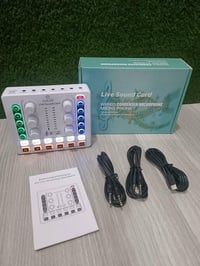 بطاقة الصوت M8 • عزل الضوضاء • بلوتوث