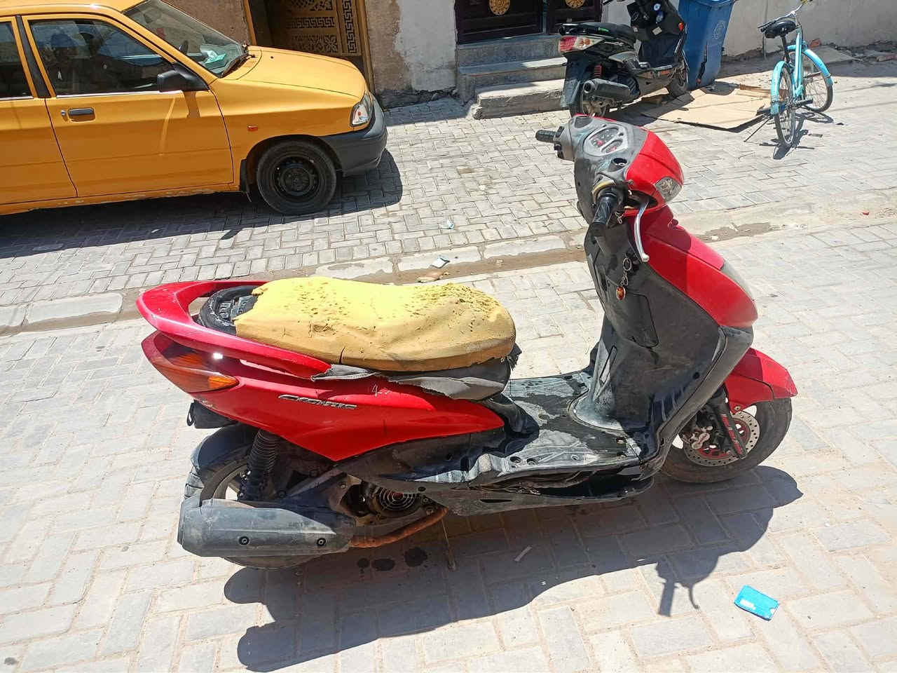 سلام عليكم دراجه سكنس نثيه 140 كوم حديد المكان الحريه رقم *********** وتساب
