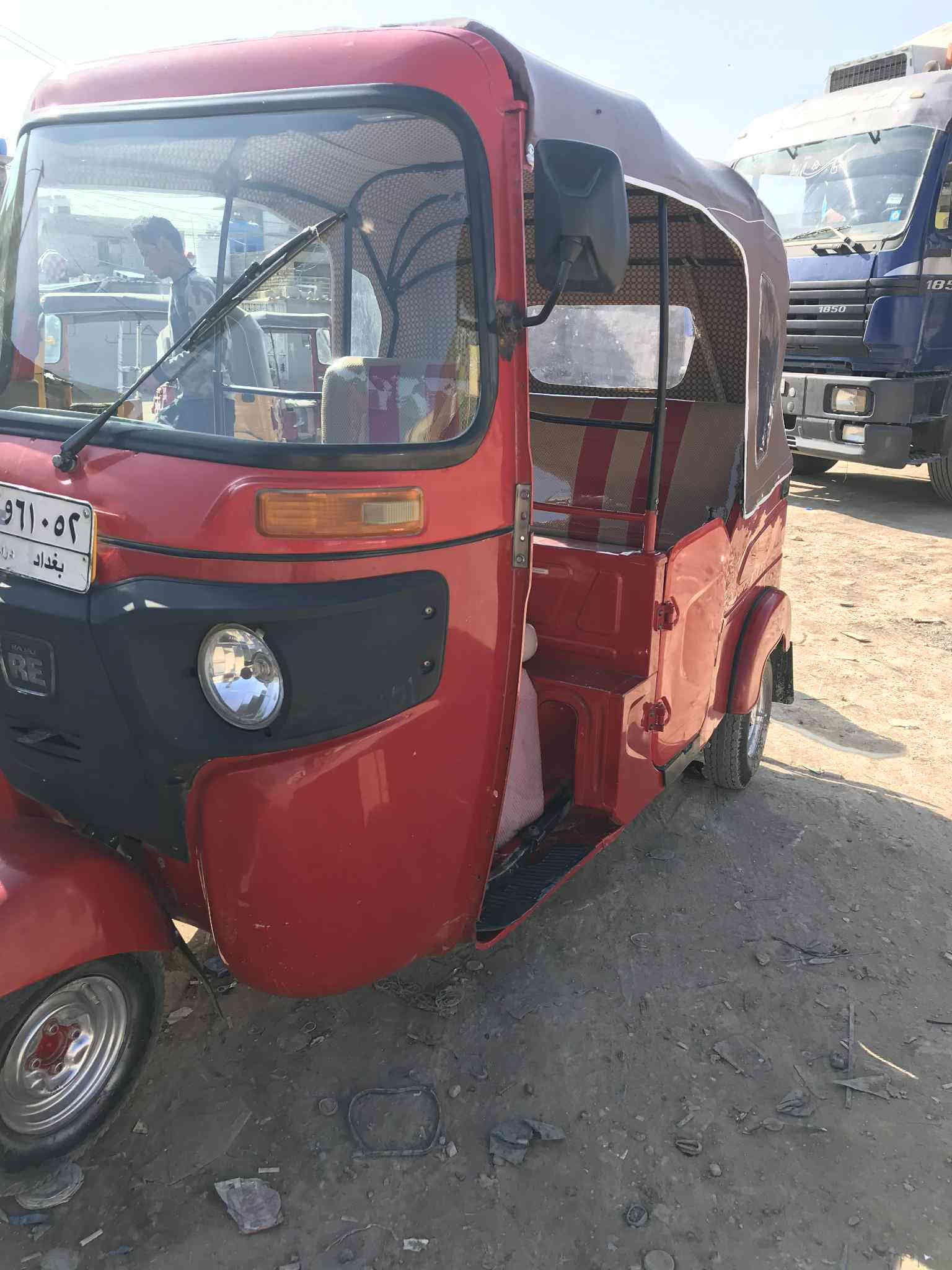 السلام عليكم تكتك البيع موديل 22 شهر 2 وبل ضهر مكتوب 21  كير مكينه اكسن مكفولات لا تبخير ولا تنقيص تكتك جاهزه كبل الشارع دوشمه تخم تاير جادر كله جديد كهربايات كله شغاله تحويل ثاني يوم السعر 7800 وبيهه مجال خابر وتدلل المكان بغداد المشتل ***********
