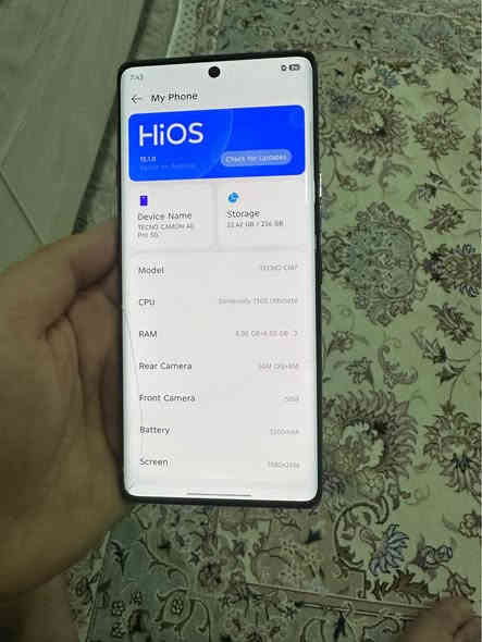 tecno camon 40 pro 5g
  
‎نرخی  210 هەزار 
‎شاشه كه ي درز ي هه يه  
‎زۆر خاوێنه
amoled 144 hz
5200 mah 🔋 
256 ram 16
pubg 90 fps
‎سەوتی ستریۆ
‎زەمانی هەمو شتێک
*********** السليمانية
