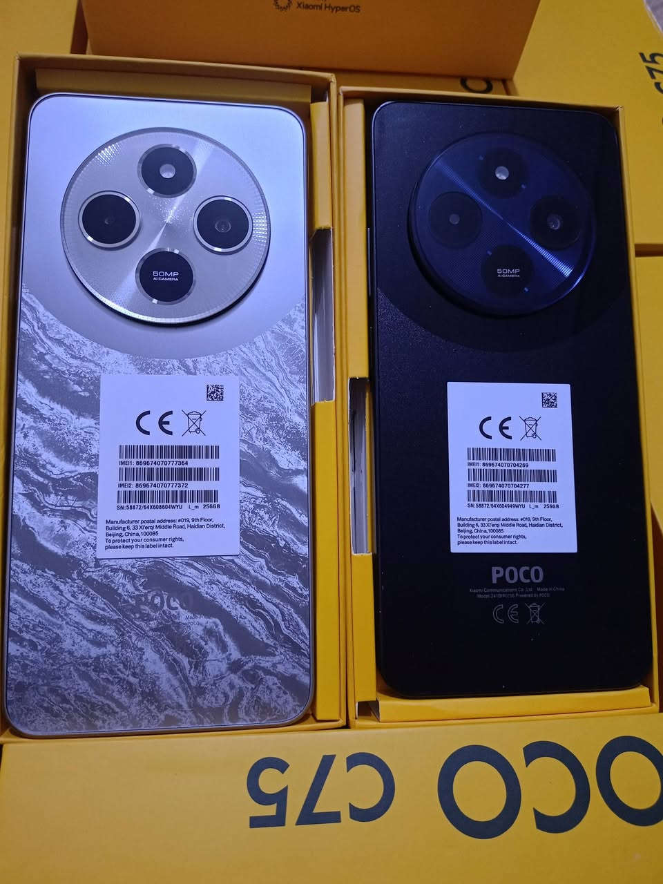 جديد.    جهاز بوكو 75C - مخزون أصلي
الذاكرة: 256 جيجابايت
الرام: 8 جيجابايت
البطارية: 5160 ملي أمبير
شحن سريع: تايب سي 33 واط
الشاشة: 120 هيرتز
الكاميرا: 50 ميجابكسل
السعر: 155مع توصيل لجميع المحافظات العراق
شرط الفحص: فحص الجهاز أمام المندوب، إذا لم يكن اصلي لا تستلمه.
طريقة الشراء: التواصل عبر الخاص.


**إذا كنت صاحب هذا الإعلان وتريد حذفه لأي سبب، رجاءا أرسل رسالة إلى الدعم الفني**