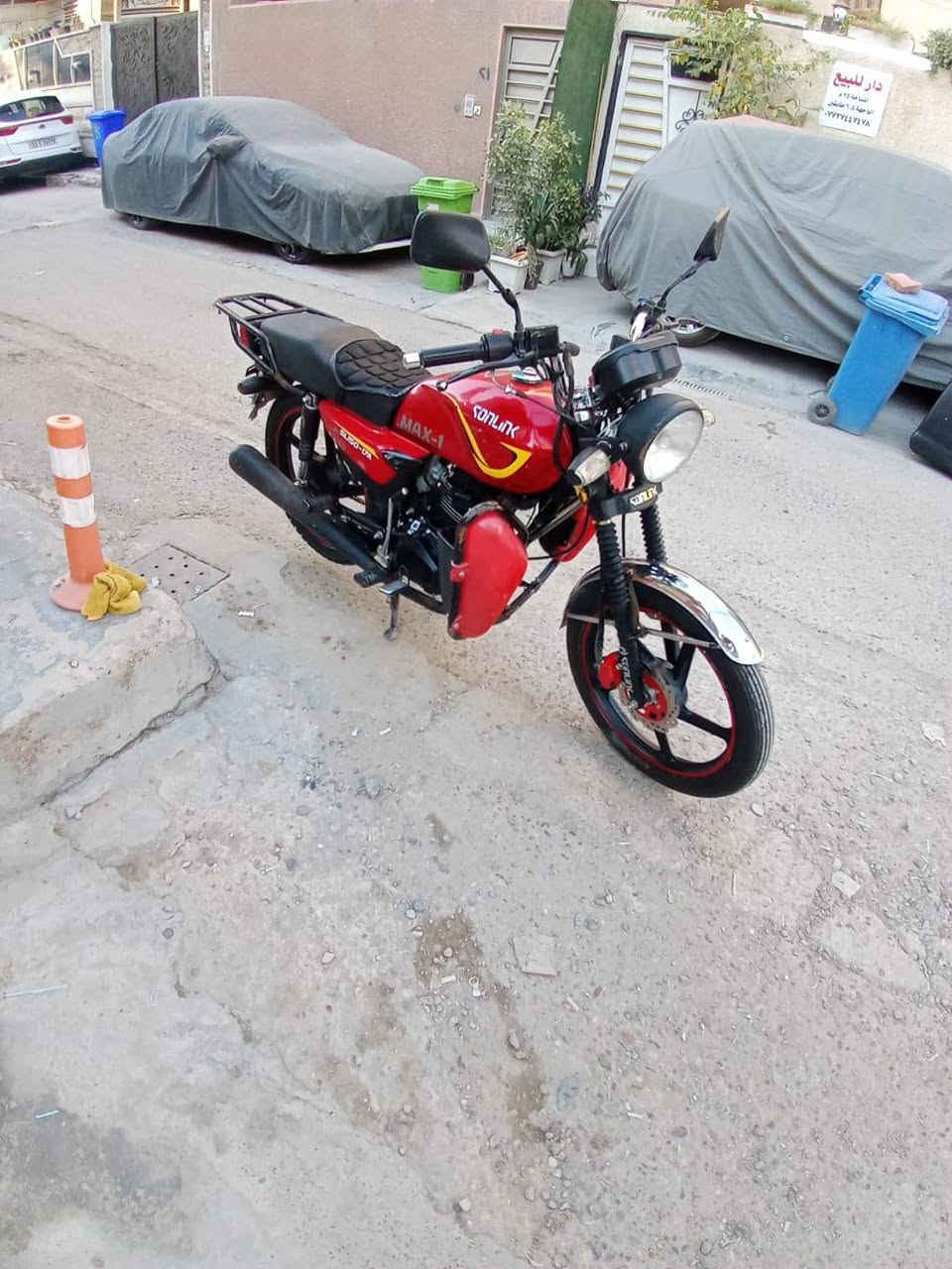 سونك موديل 25دراجة تخبل فول كهربائيات مكينة خرسة اوراق مابيها اكفللكياها من كلشي السعر 650وبيها مجال ***********
