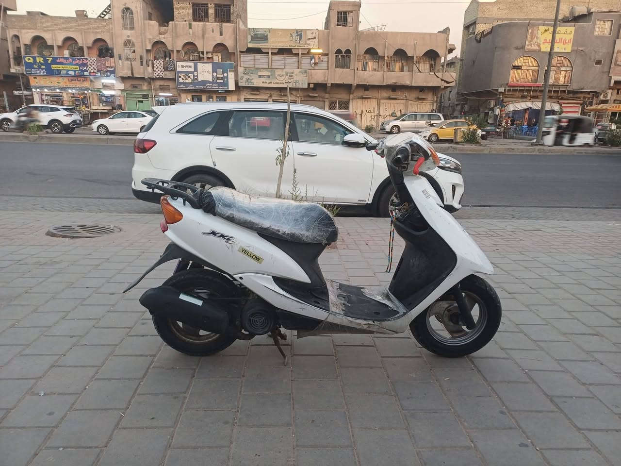 سلام عليكم للبيع دراجه عصفوريه ياماها سلف وهندر شلعه معدل ع فحص السعر 260 قفل قفل بدون عمله السكن حي البنوك ماكو خاص رقم ***********
