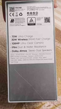 مبايل تكنو بوفا 7الترا 5G  بطارية 6000 ملي أمبير  شاحنتة 70 واط شحن لا...