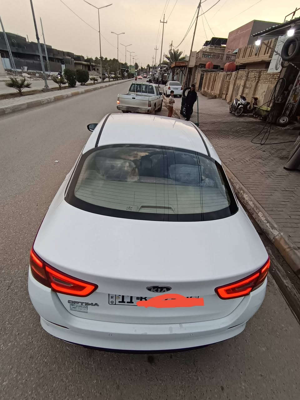 كيا أوبتيما موديل 2014 شكل 15
مكفوله ضربه وتبديل ماشيه 100الف فول مواصفات قماره حديد 
بصمه جلد 2400 دوش 
استيرن دي لد امامي وخلفي 
مرايات شفط قلاب 
تبريد خلفي 
شاشه كامره بلمرايه
شاره بلمرايه بلاجكتور 
5 ويل كب كروم 
شفتات بلستيرن 
هوايه بيه مواصفات 
رقم بغداد دولي سنويه جديده 
هزه جديده السعر 165 
مكان السياره السماوه 
الشراي يتصل ***********
