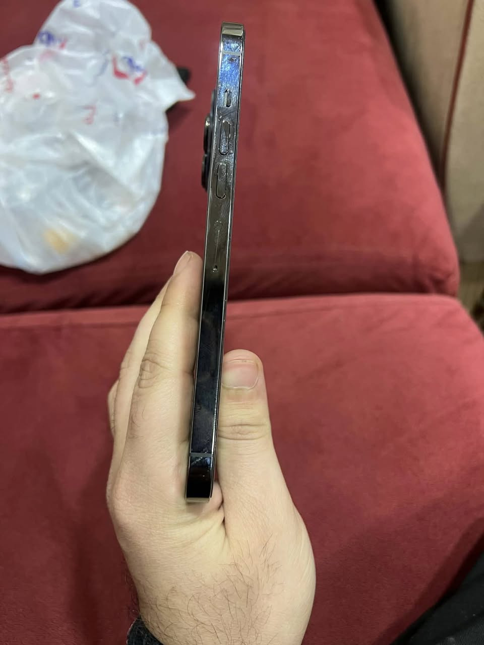 سلام عليكم 13 برو ماكس اسود بطارية 83 ذاكرة 128 نضافة 99‎%‎ شرط بينو سلخ واحد صغير و كلو نورمال ب 580 قفل بيع مستعجل
***********+بي واتساب
