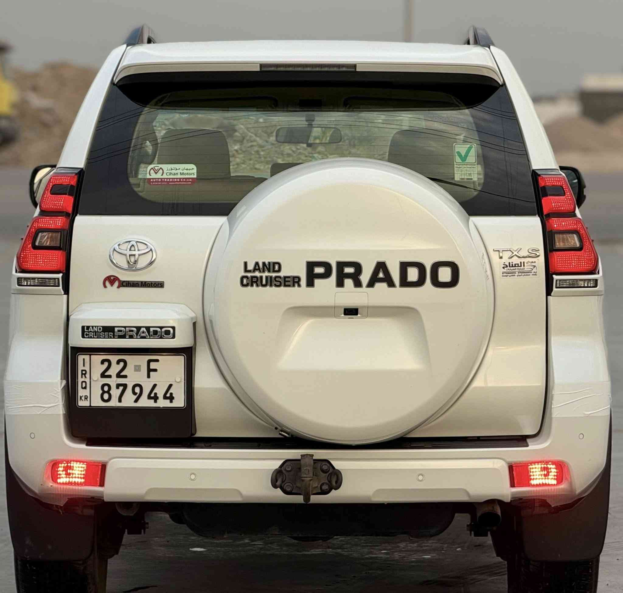 تويوتا برادو :: مد نايت🖤
موديل 2023 ••• TXS ••• SAS

للبيع او المراوس حسب الاتفاق 

_ماشية 45 الف 

_مكفولة كفاله عامه جديدة جدا 

_كشنات كهرباء

_حجم المحرك V6

_مفتاح التشغيل بصمة

_فتحة سقف سلايد روف

ABS_

_فور ويل

_شاشة اصلي

_كامرا دوارة

_اشارة ترحيب ب دوسات

_حساسات امامية

_حساسات خلفية

_لايت زينون + LED

_كشافات زينون

LED بك لايت_

_حجم الاطارات 19

_مقود جلد حياكة

_مثبت سرعة

_المودات والاوامر الصوتية

_حركة المقاعد الامامية كهرباء

_نظام تبريد للمقاعد الامامية

_مقاعد عدد 7

_مقاعد جلد

_تبريد شاشة

_ثلاث قطع تبريد

_ثلاجة

_شاشة لتحكم التبريد الخلفي

_نظام نزول منحدرات

_نظام مانع تزحلق

_نظام حساس اطارات

SPORT_

_اشاير بالمري والمري قابله للطي

USB مخرج_

Bluetooth_

_مخرج منفذ الطاقة

_حاملات اكواب

_هوك خلفي

مكان السياره الصويرة 
رقم أربيل سنوية بسمي تحويل مباشر 

للاستفسار اكثر 

‭0771 627 2598‬

‭0782 754 7960‬
