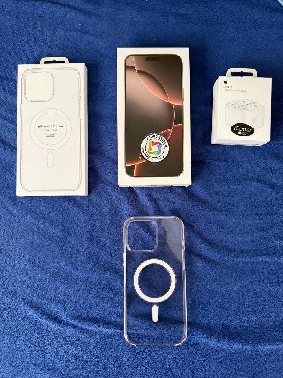 ايفون 16 برو ماكس ذاكرة 256 بطارية 100‎%‎ ضمان ماستر
جهاز نظيف اخو الجديد السعر 1350 للتواصل ***********