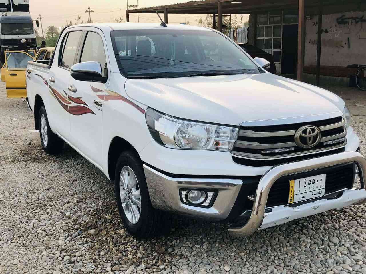 تويوتا هايلوكس كويتي الساير مكفوله كفاله عامه
📍موديل 2020 
📍سيارة نظيفة 100‎%‎ 
📍تبريد قطعتين 
📍نوع الوقود بانزين
📍حدادية جيده جداً  
📍تخم تاير جديد
📍ماشيه 103 وقابل للزياده 
📍كامره وحساس كامرة 
📍 كير اوتو 
📍تبريد ثلج
📍السياره باسمي العنوان الدوانيه/السدير
السعر اتصل وتدلل
متواجد بكل الاوقات ***********
