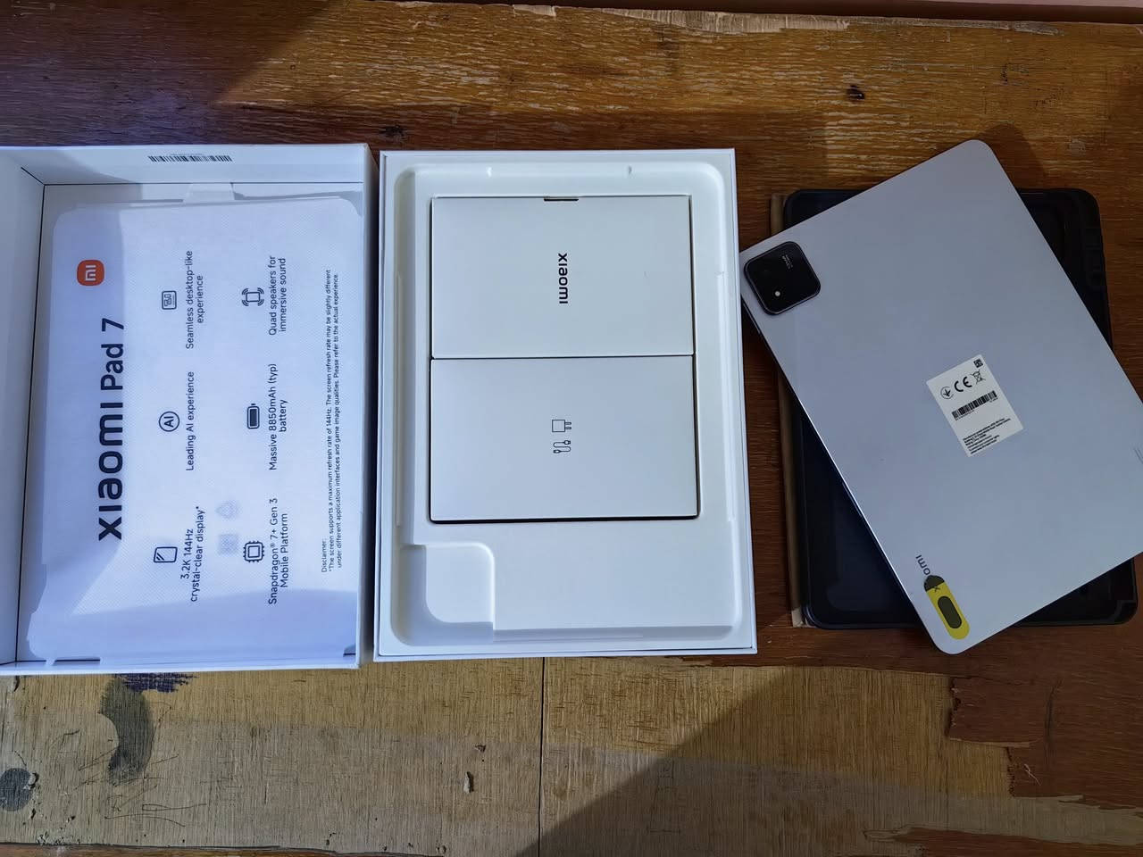 شاومي باد 7للبيع ذاكره ٢٥٦عشوائيه ٨ نسبه بطاريه ١٠٠عدد دورات الشحن ٤٤ جهاز مستعمل قليل اقل الشهرين شخط مابيه سعره ٤٠٠وبيه مجال رقم ***********
