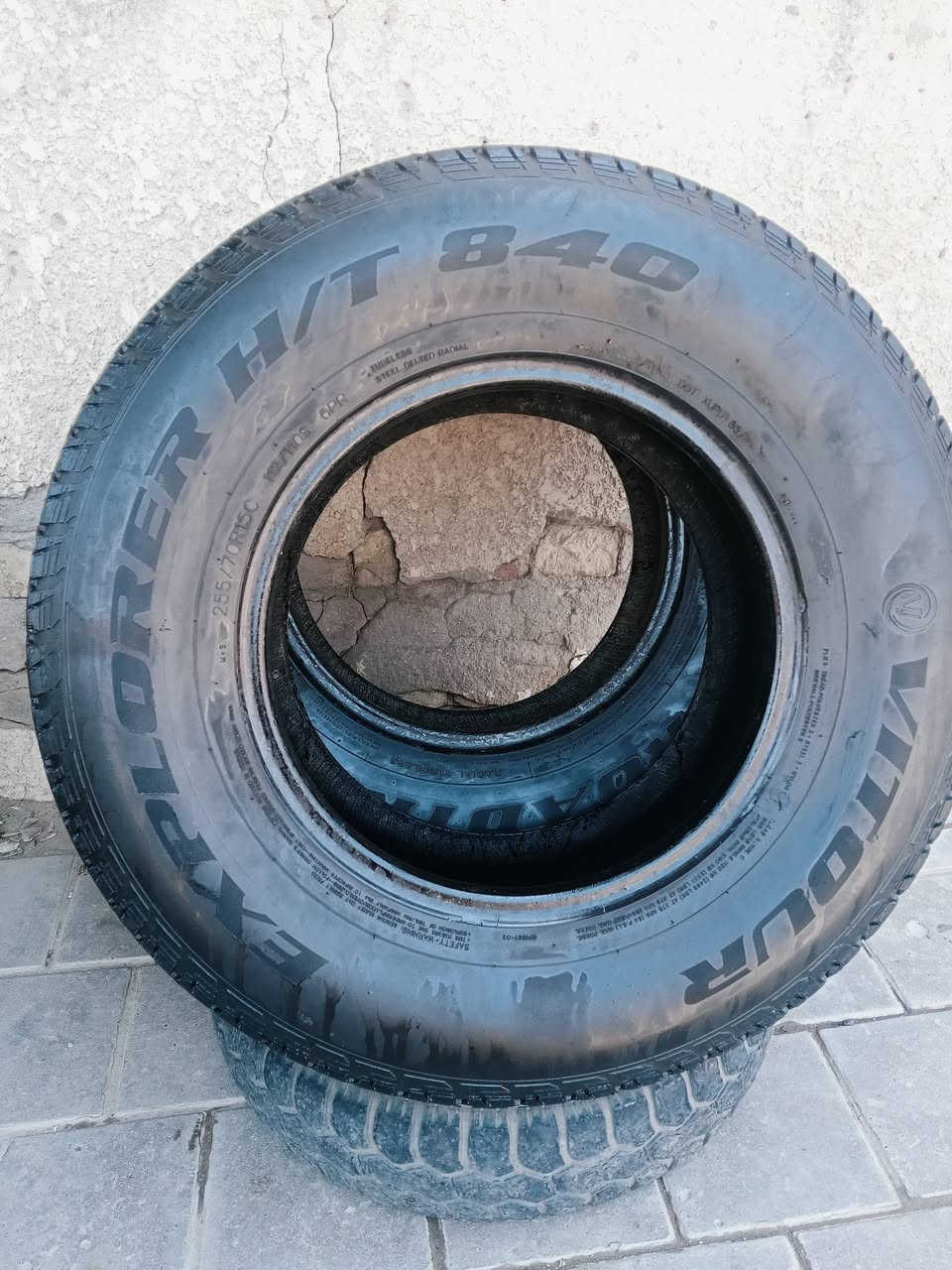 السلام عليكم زوج تايرات
الحجم 255/70/15
بيهن ركع وفتايل
ب50وبيهن مجال 
بغداد مدينه الصدر 
***********
