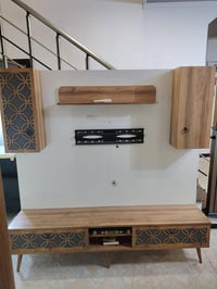 ميز تلفزيون • خشب قوي • تقاطع درويش