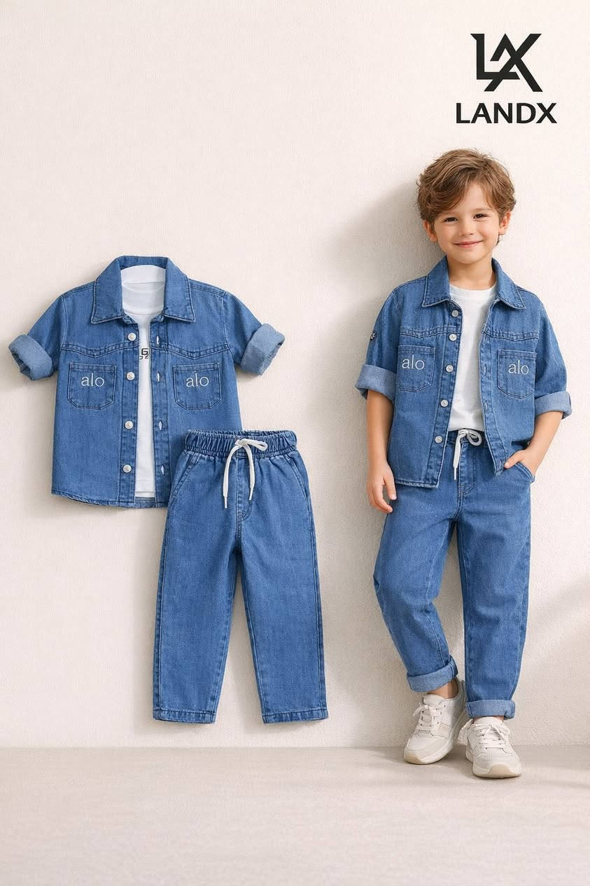 سوت جينز 3 قطع 

يلبس من 2-3-4-5-6-7-8-9-10-1-12 سنه 

العنوان 📌الصويرة -حي المعلمين -شارع عمارة المنغر  -مقابل سرمد مول -مجاور تنزيلات حمودي -مجاور كريم بلادي للستائر

🚖توجد خدمة توصيل لكافة محافظات العراق 🇮🇶🚖 
للاستفسار***********
