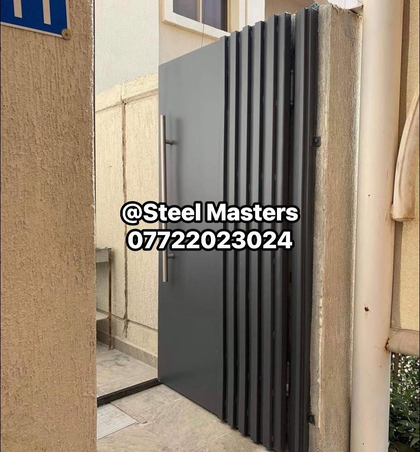 🛑نقدا & بالتقسيط 
ورشة Steel Masters لأعمال الحدادة 

تنفيذ وتوريد باب حديد رئيسي + جانبي تشكيل 

✅ تصميم عصري يناسب جميع المداخل 
✅ خامات حديد عالية الجودة   
✅ تنفيذ دقيق وتشطيب احترافي لضمان افضل النتائج 

📐 تصميم عملي  _ متين وامن متناسق مع الواجهات الحديثة 

تنفيذ فعلي من ورشة #steel_masters

📍 للتواصل والاستفسار:
+964 ***********
العراق_بغداد
