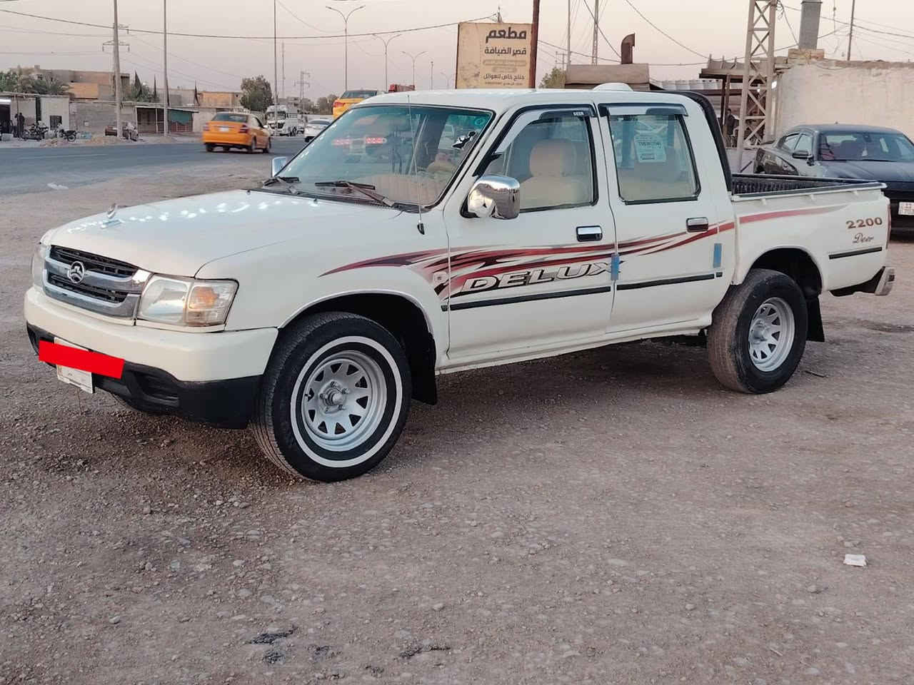 سلام عليكم دير موديل 2007 رقم بابل سنويه ل 2027 مكفوله كفاله عامه كير ومحرك  من الضربه مصبوغه عام للجماليه  سعر 42 وبيها مجال للستفسار  ***********
*********** مكان السياره الديوانيه
