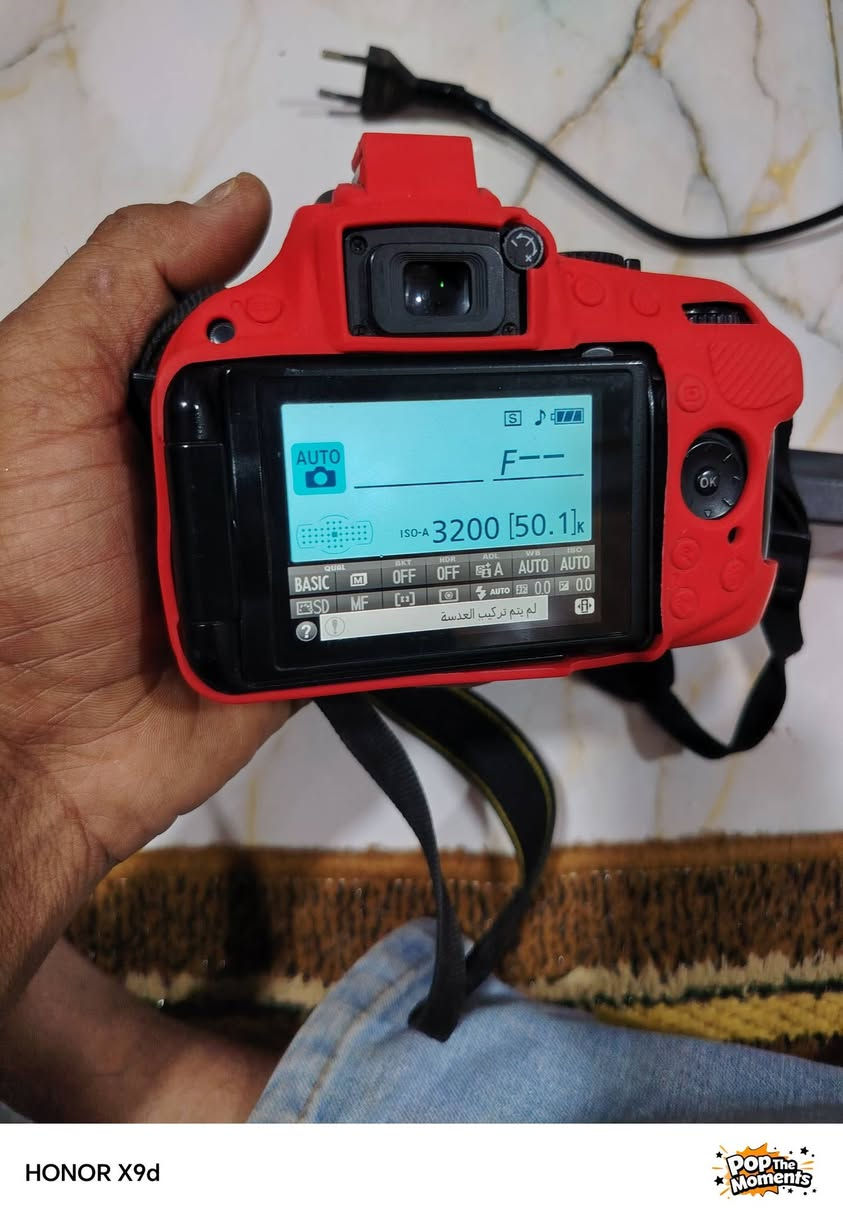 نيكون 5200D   
العدسة 18-55
بطارية عدد 2 اصلي وكاله 
شاحنه عدد1
حزام  كتف 
سداد عدسه
كفر جيلاتين 
مكاني ناصريه وموجود توصيل


**إذا كنت صاحب هذا الإعلان وتريد حذفه لأي سبب، رجاءا أرسل رسالة إلى الدعم الفني**