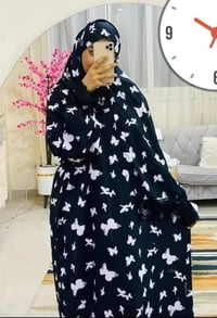 عباية صلاة • قماش كراب كريش • نوعية جيدة